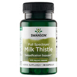 Swanson Full Spectrum Milk Thistle, cardo mariano, 30 cápsulas