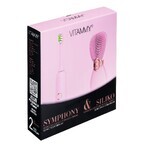 Vitammy Symphony &amp; Siliko set, brosse à dents sonique + brosse visage, rose