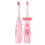 Vitammy Dino set, brosse à dents sonique pour enfants + Smart Kid, montre pour enfants, rose