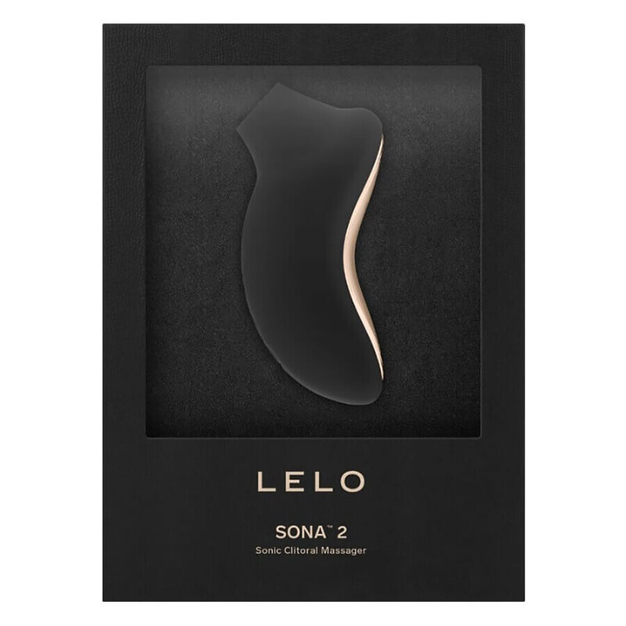 Lelo Sona 2 Black, Klitoris-Massagegerät, Schall, schwarz