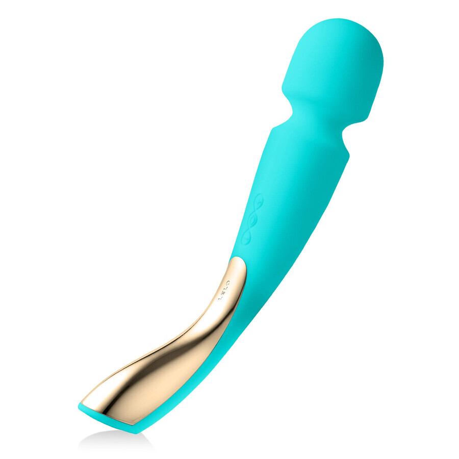 Lelo Smart Wand 2 Medium Ocean Blue, aparat de masaj complet, mediu, albastru