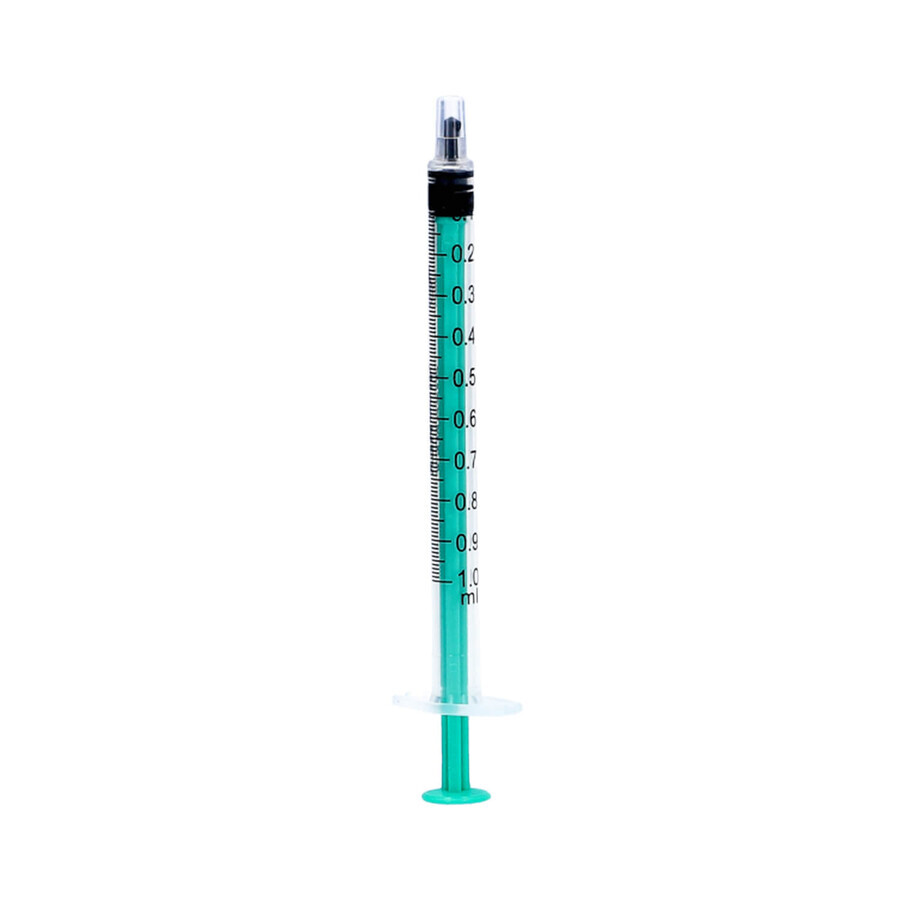 Zarys dicoNEX, disposable syringe, sterile, 3 parts, luer, 1 ml, 100 pieces