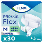 Tena Flex ProSkin, couches, taille M, 71-102 cm, Super, 30 pcs