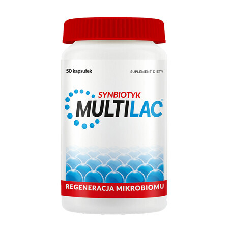 Multilac Synbiotic, 50 capsules