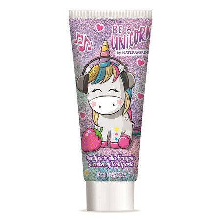 Erdbeer-Zahnpasta Be a Unicorn, 75 ml, Naturaverde