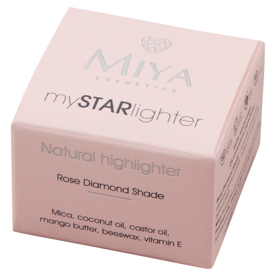 Miya mySTARlighter, natural cream highlighter, Rose Diamond, 4 g