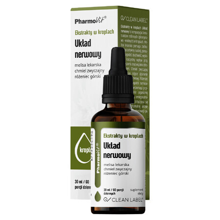 PharmoVit Extracten in druppels Zenuwstelsel, 30 ml