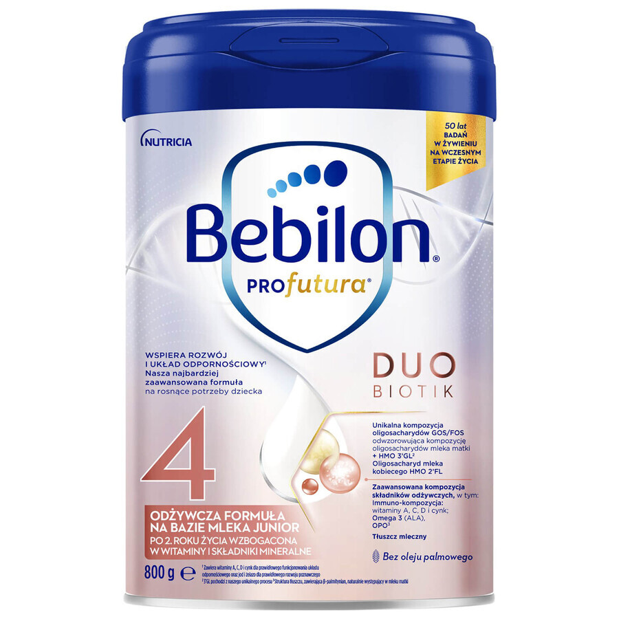 Bebilon Profutura DuoBiotik 4, voedzame melkvoeding, na 2 jaar, 800 g