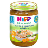 HiPP Bio, porridge with vegetables and turkey, after 12 months, 250g