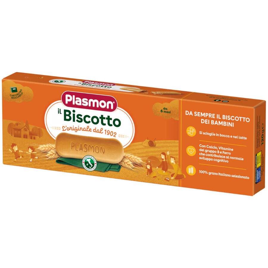 Biscuits pour bébés Plasmon, après 6 mois, 120 g