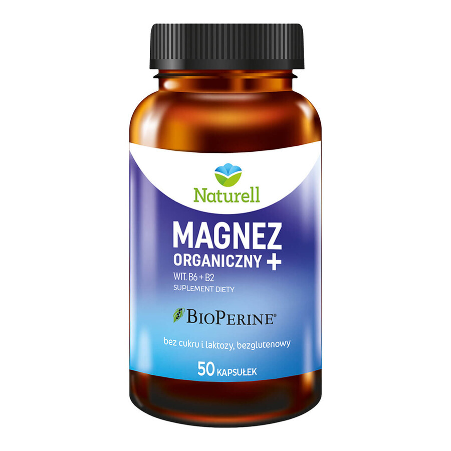 Naturell Organisch Magnesium+, 50 capsules