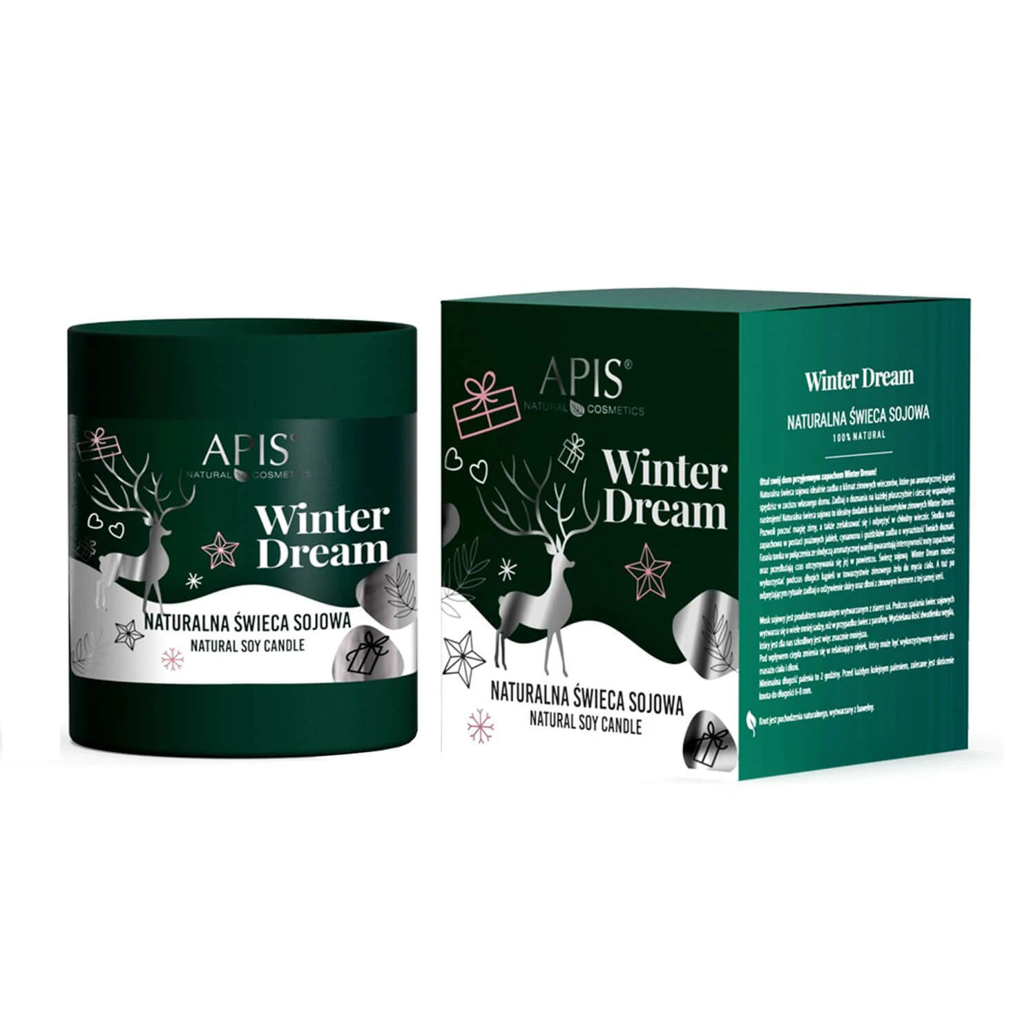 Apis Winter Dream, natuurlijke sojakaars, 220 g