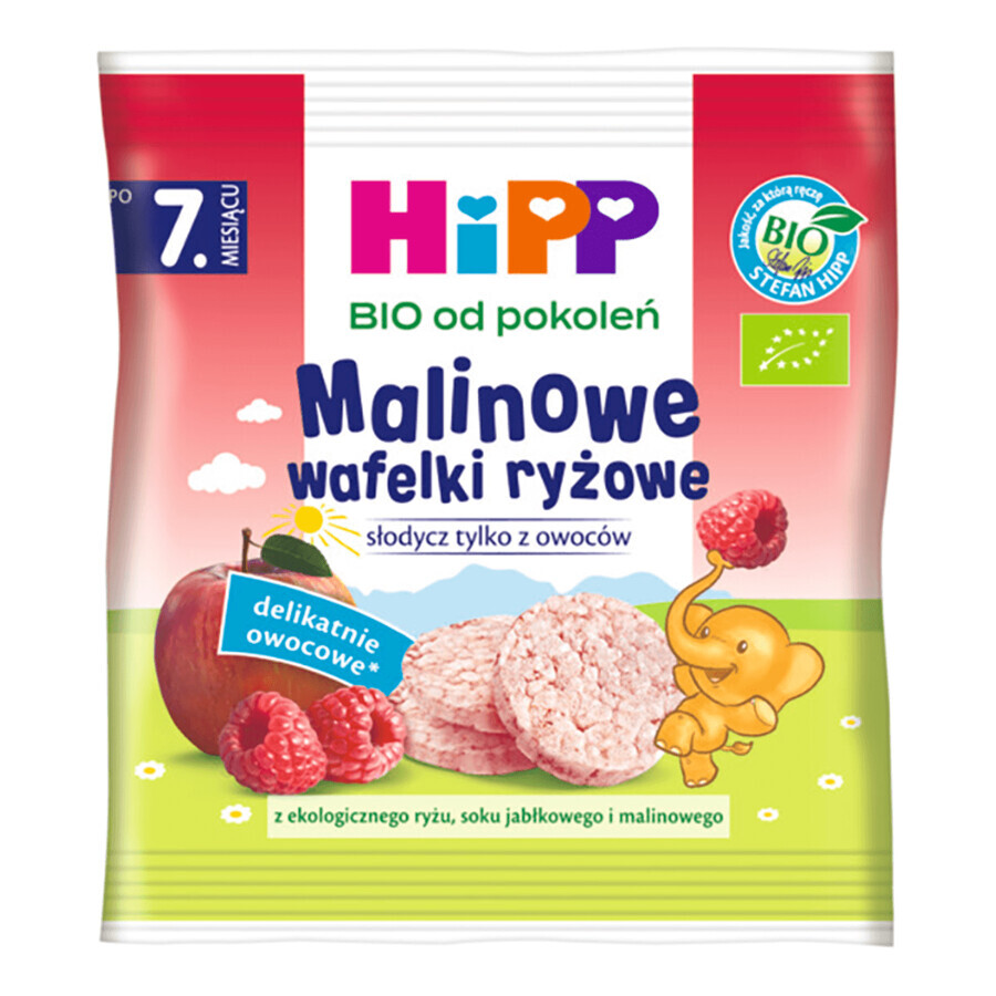 HiPP Rice Krispies Bio, Himbeere, nach 8 Monaten, 30 g