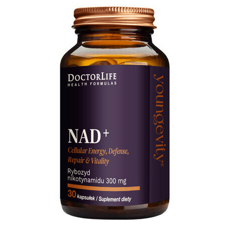 Doctor Life NAD+ Nicotinamide Riboside, 30 gélules