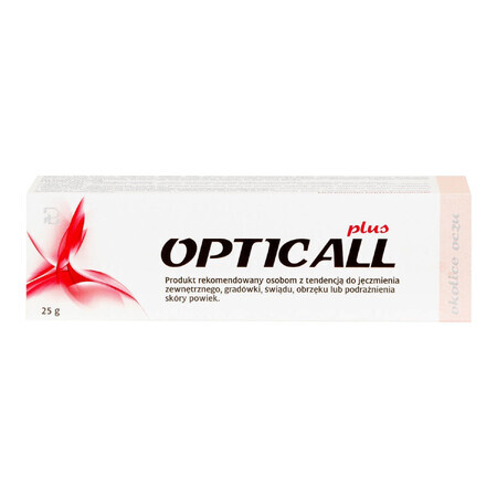 Opticall Plus, ooglidzalf, 25 g