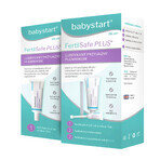 Set Babystart FertilSafe Plus, intieme vochtinbrengende gel voor koppels die proberen een baby te krijgen, 75 ml + gel applicators, 2 x 5 ml + applicator, 2 stuks