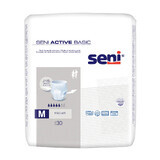 Seni Active Basic, flexibele absorptieslip, Medium, 80-110 cm, 30 stuks