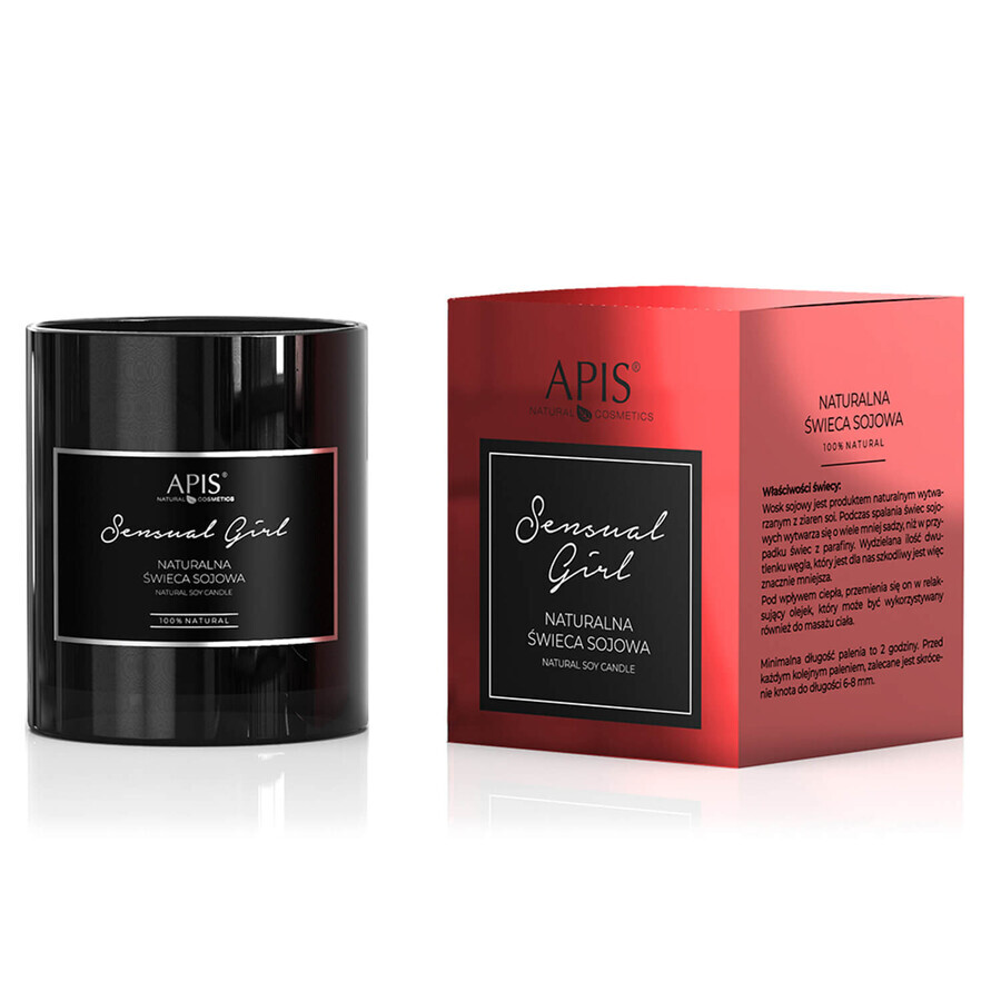 Apis Sensual Girl, natural soy candle, 220 g