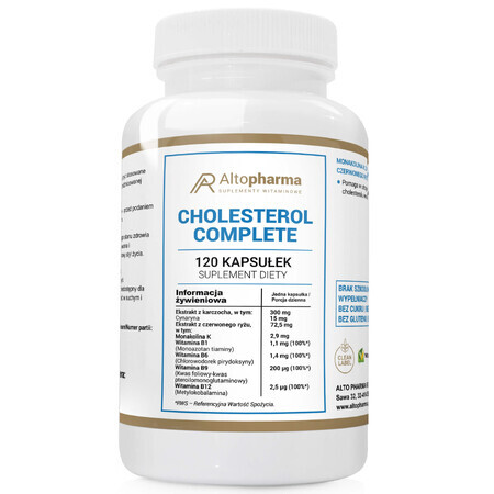 AltoPharma Cholesterol Compleet, 120 capsules