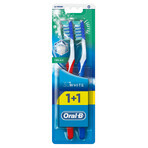 Oral-B, toothbrush, 3D White Fresh, 40 Medium, 2 pieces