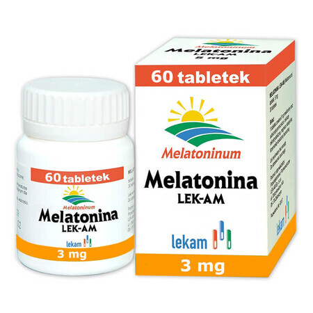 Melatonin LEK-AM 3 mg, 60 tablets