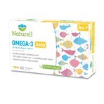 Naturell Omega-3 Baby, pentru sugari de peste 6 luni, 40 de capsule twist-off