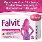 Falvit, 60 comprimidos recubiertos de azúcar