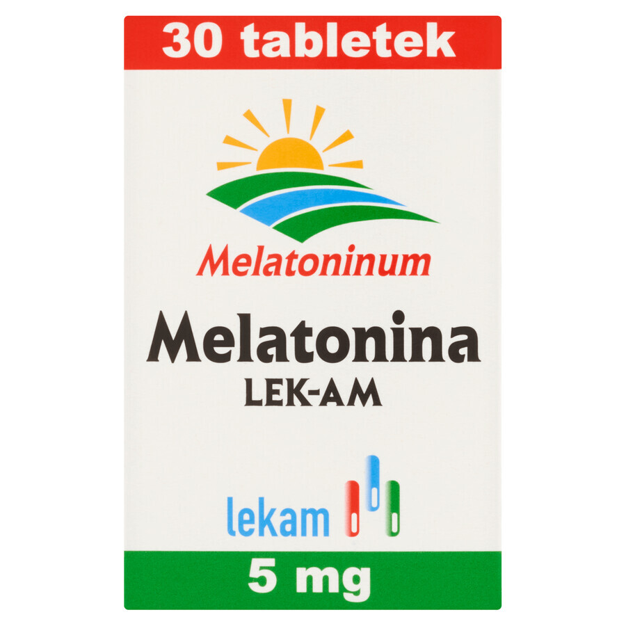 Melatonin LEK-AM 5 mg, 30 tablets