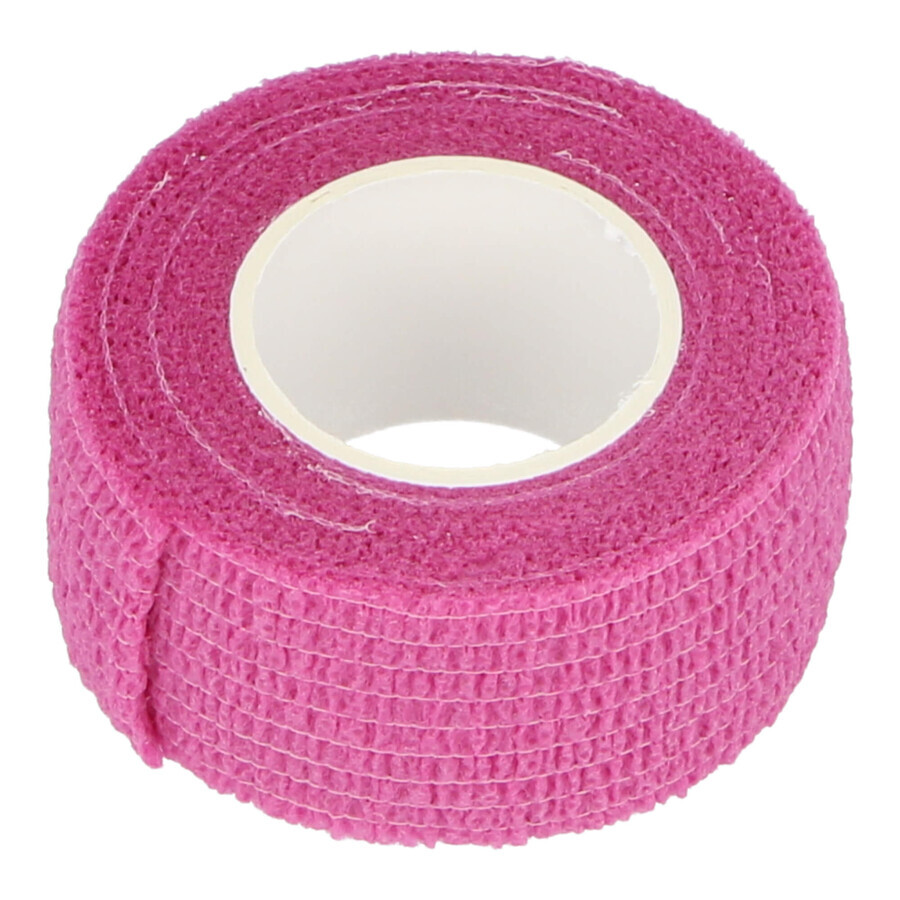 Dr Beck, Cohesief verband Non-Woven, non-woven, Roze, 2,5 cm x 4,5 m