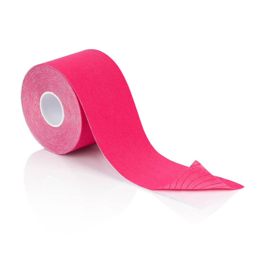 4yourhealth Kinesiotape, kinesiologie tape, roze, 5 cm x 5 m