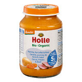 Piatto Holle Bio, manzo, carota, patata, dopo 5 mesi 190 g