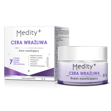 Ava Medity+ Sensitive Skin, crème hydratante, 50 ml