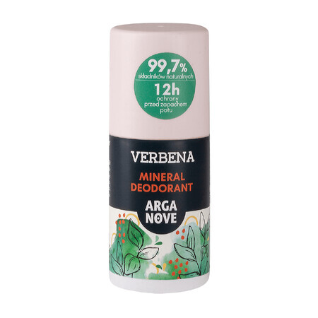 Arganove, minerale aluin deodorant, verbena, roll-on, 50 ml