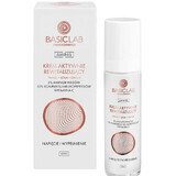 BasicLab Aminis, actieve revitaliserende dagcrème voor gezicht, hals en decolleté, met aminozuren 5%, spankracht en vulling, 50 ml