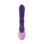 Rianne S Essentials Xena Rabbit Vibrator Deep Purple, beheizter vibrierender Bunny-Massager, lila, 1 Stück