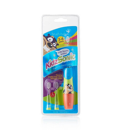 Electric toothbrush 3-6 years Kidzsonic, Brush Baby