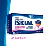 Iskial Junior, over 3 years, lemon flavor, 60 chewable capsules