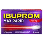 Ibuprom Max Rapid 400 mg, 12 comprimés pelliculés