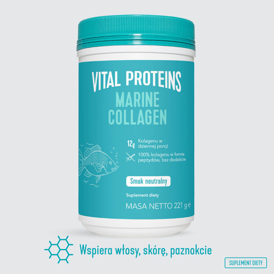 Vital Proteins Marine Collageen, neutrale smaak, 221 g