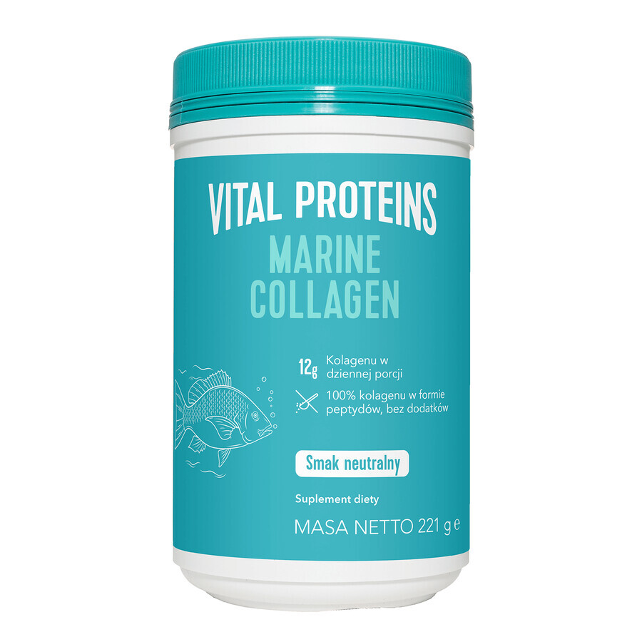 Vital Proteins Marine Collageen, neutrale smaak, 221 g