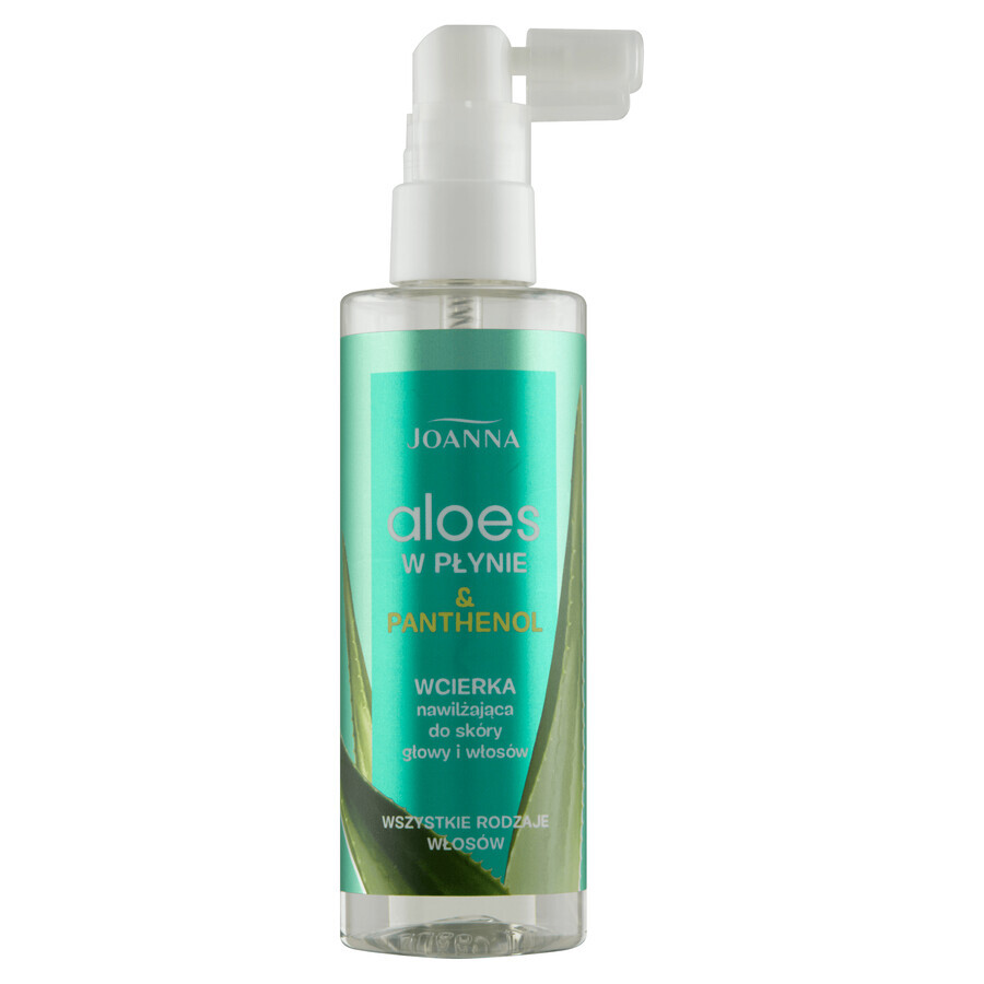 Joanna Hair Aloë vera vloeibaar, hydraterende crème voor hoofdhuid en haar, 100 ml