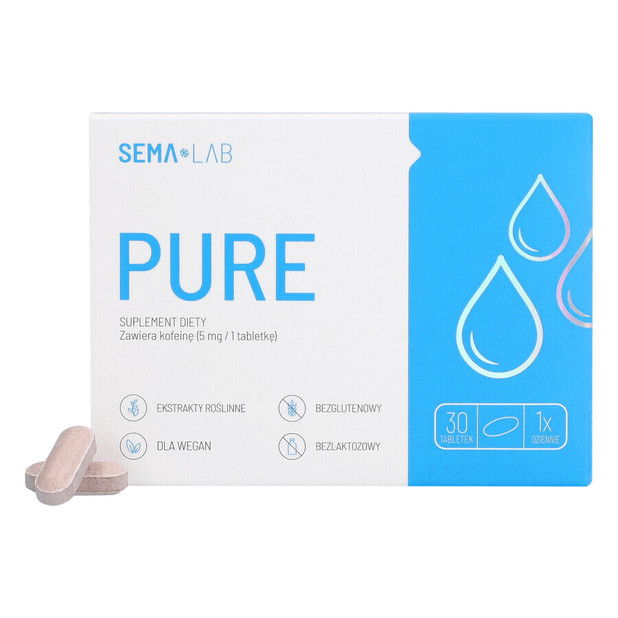 SEMA Lab Pure, 30 tabletten