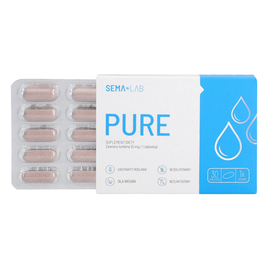 SEMA Lab Pure, 30 tabletten