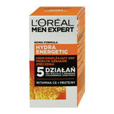 L'Oreal Men Expert Hydra Energetic, crema idratante per il viso, SPF 15, 50 ml