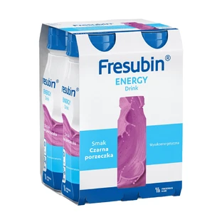 Fresubin Energy bevanda energetica al gusto di ribes nero, 4 x 200 ml, Fresenius Kabi
