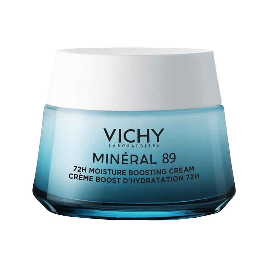 Vichy Mineral 89, lichte hydraterende en revitaliserende crème, 72u, 50 ml