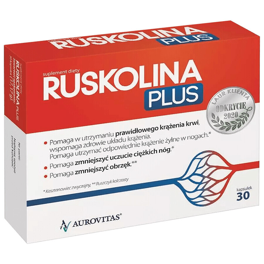 Ruskolina Plus set, 2 x 30 capsules