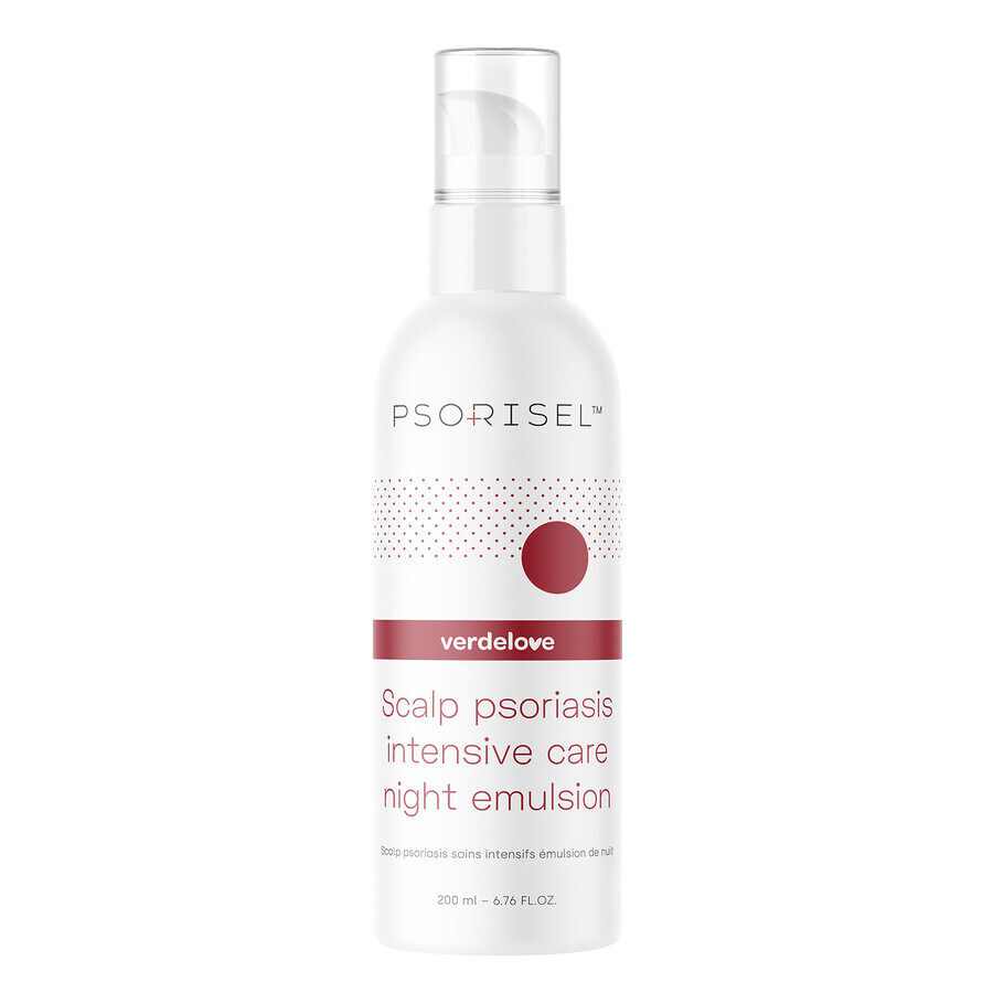 Psorisel, emulsie voor psoriasis van de hoofdhuid, overnacht, 200 ml