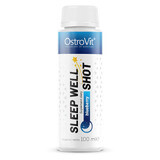 OstroVit Sleep Well Shot, sabor a arándano, 100 ml