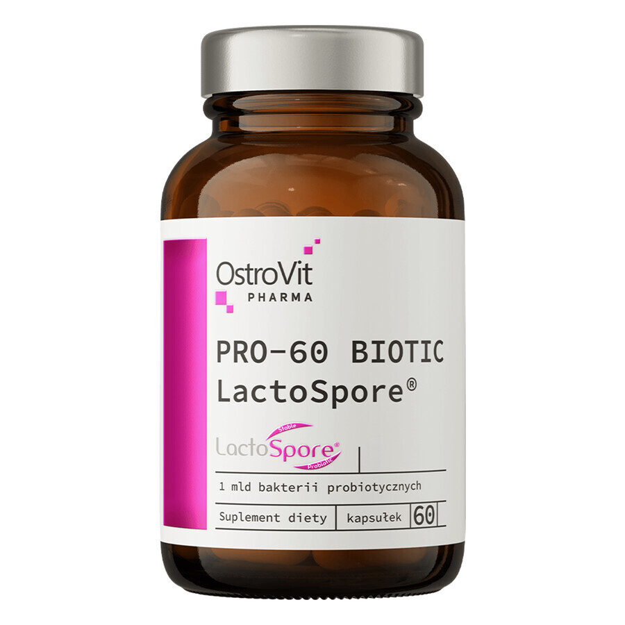 OstroVit Pharma Pro-60 Biotic LactoSpore, 60 capsules